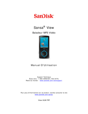 SanDisk Sansa View Manuel D'utilisation