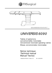 FHSurgical UNIVERSIS 6090 Notice Technique