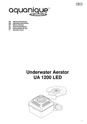 aquanique UA 1200 LED Notice D'emploi