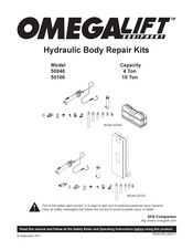 Omega Lift Equipment 50040 Manuel D'utilisation