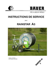 Bauer RAINSTAR A3 Instructions De Service