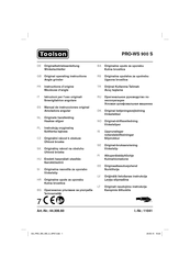 Toolson 44.306.60 Instructions D'origine