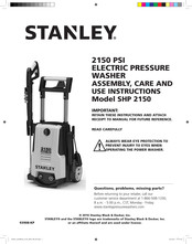 Stanley SHP 2150 Guide D'assemblage, D'utilisation Et D'entretien