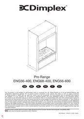 Dimplex Pro Range ENG56-600 Mode D'emploi