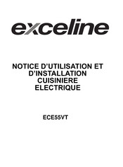 exceline ECE55VT Notice D'utilisation Et D'installation