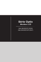 MSI Optix MAG322CQR Mode D'emploi