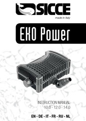 Sicce EKO Power 12.0 Mode D'emploi