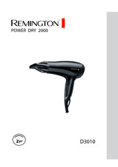 Remington POWER DRY 2000 D3010 Mode D'emploi