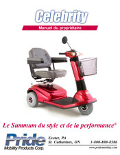 Pride Mobility Products Celebrity Manuel Du Propriétaire