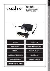 nedis ACPA011 Mode D'emploi