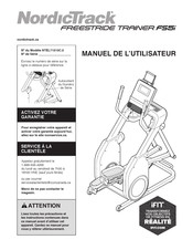 NordicTrack F55i Manuel De L'utilisateur