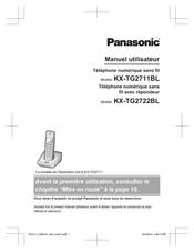 Panasonic KX-TG2711BL Manuel Utilisateur