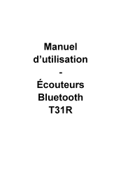 True T31R Manuel D'utilisation