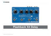 TC Electronic Flashback X4 Delay Mode D'emploi