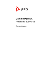 Poly Gamme DA Guide Utilisateur