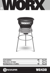 Worx WG430 Mode D'emploi