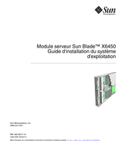 Sun Microsystems Sun Blade X6450 Mode D'emploi