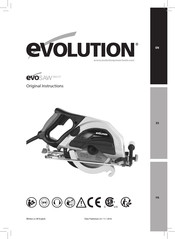 Evolution evosaw 180HD Mode D'emploi
