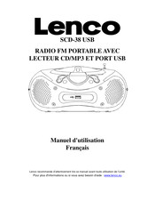 LENCO SCD-38 USB Manuel D'utilisation