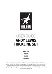 GIBBON Slackline ANDY LEWIS TRICKLINE 13870 Mode D'emploi