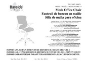 Bayside Furnishings CORC-8.5 Mode D'emploi