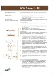 Luda Elektronik GSM Alarmer Mode D'emploi