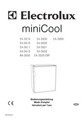 Electrolux miniCool EA 0612 Mode D'emploi