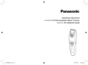 Panasonic ER-SB60 Mode D'emploi
