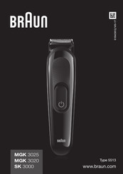 Braun MGK3020 Mode D'emploi