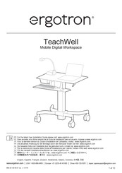 Ergotron TeachWell Mode D'emploi