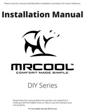 MrCool DIY Série Manuel D'installation