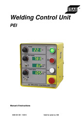 ESAB PEI Manuel D'instructions