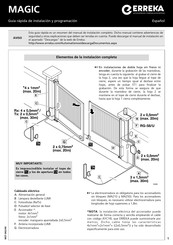 Erreka MAGIC Guide Rapide D'installation Et Programmation