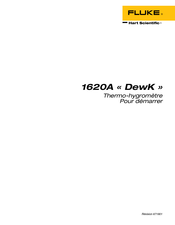 Fluke 1620A DewK Mode D'emploi