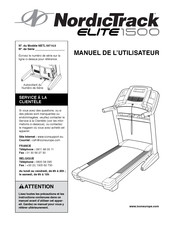 NordicTrack Elite 1500 Manuel De L'utilisateur