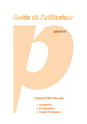 Plustek NVR 4200V Guide De L'utilisateur