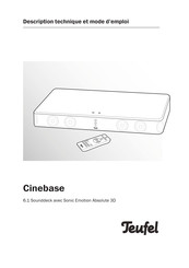 Teufel Cinebase Mode D'emploi