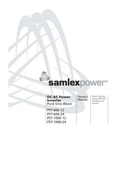 SamplexPower Pure Sine Wave PST-600-12 Manuel Du Propriétaire