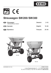 CEMO SW 300 Manuel D'utilisation