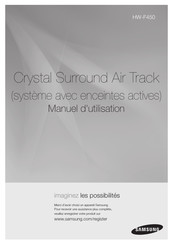Samsung Crystal Surround Air Track HW-F450 Manuel D'utilisation