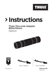 Thule 568100 Instructions