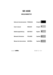 Metrix MX 406B Notice De Fonctionnement