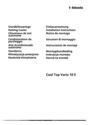 Webasto Cool Top Vario 10 E Notice De Montage