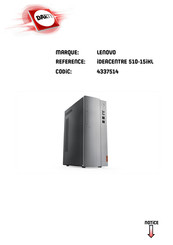 Lenovo 510 Guide De Démarrage Rapide