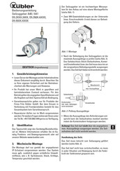 Kübler D5.55 Série Instructions D'utilisation