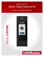 Chamberlain LiftMaster myQ Business Smart Video Intercom M Manuel D'installation