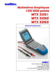 Metrix MTX 3281 Notice De Fonctionnement