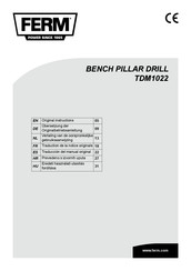 Ferm TDM1022 Traduction De La Notice Originale