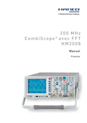 Rohde & Schwarz HAMEG Instruments CombiScope HM2008 Manuel