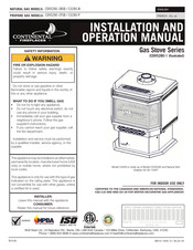 Continental Fireplaces CDVS280-1PSB Manuel D'installation Et D'opération